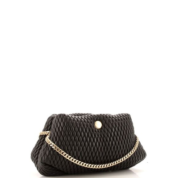 Proenza Schouler Puffy Chain Tobo Bag Leather Black - Picture 2 of 6